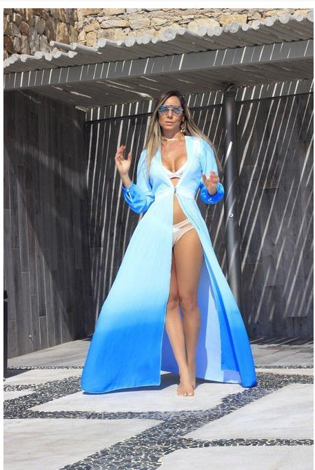 2024 Women Deep V Neck Print Cover-ups Summer Beach Wear Sexy Elegant Female Summer Strap Dress Casual