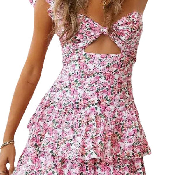 HELLO MOLLY RUFFLED OUT DRESS