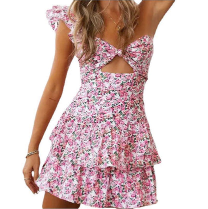 HELLO MOLLY RUFFLED OUT DRESS
