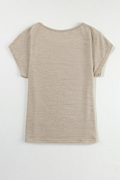 Decorative Graphic Short Sleeve T-Shirt