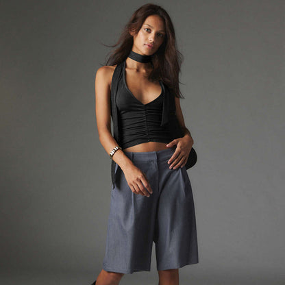 Y2K new halter bm halter fashion women Spice girls slim top sexy inside vest