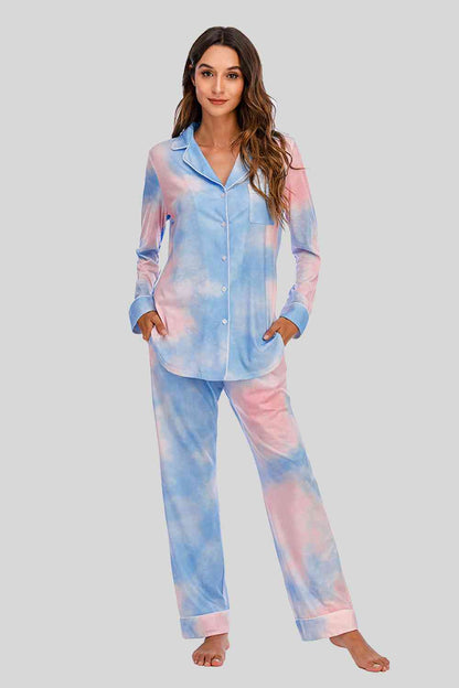 Long Sleeve Loungewear Set with Pockets
