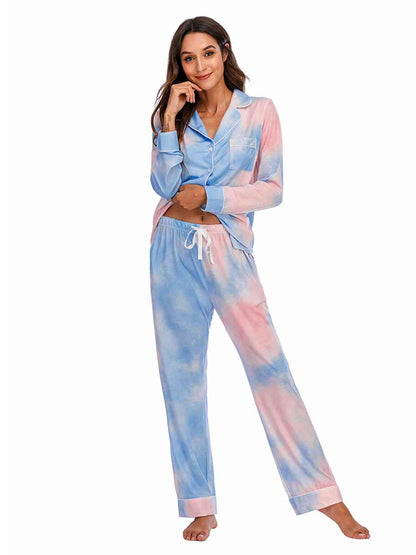 Long Sleeve Loungewear Set with Pockets