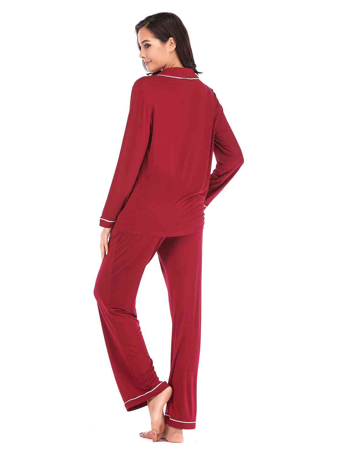 Long Sleeve Loungewear Set with Pockets