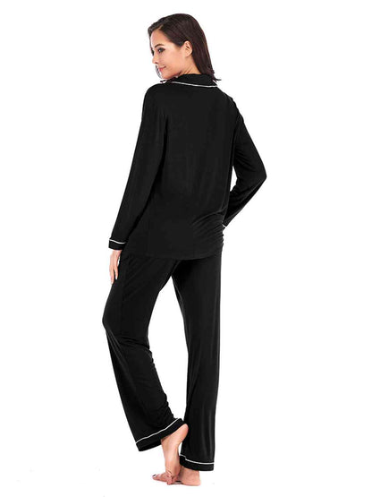 Long Sleeve Loungewear Set with Pockets